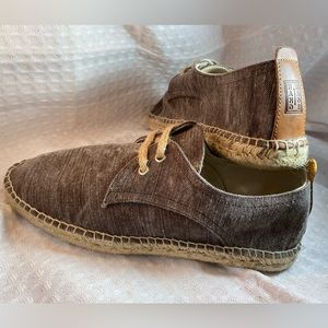 HAND MADE Stitched Detail Espadrilles